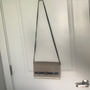 Kate Spade Tan, Cream, Black, Gold Crossbody Bag